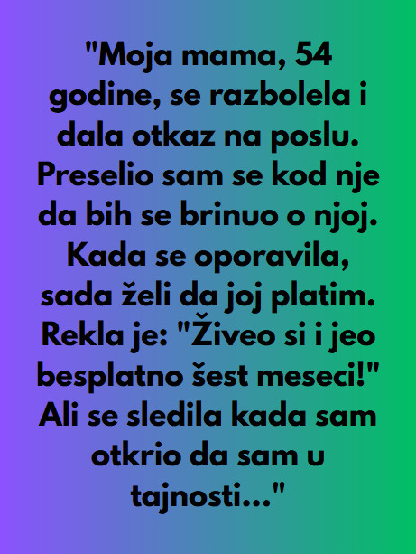 “Moja mama je iskoristila moju dobrotu, ali sam je naterao da plati…” - featured image “Moja mama je iskoristila moju dobrotu, ali sam je naterao da plati…” - featured image