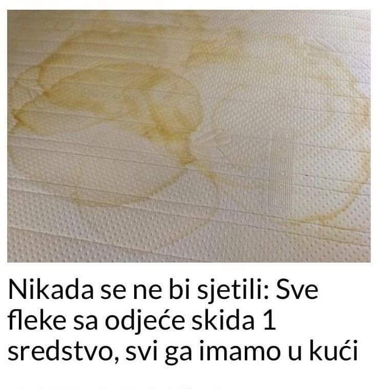 NIKADA SE NE BI SJETILI: SVE FLEKE SA ODJEĆE SKIDA 1 SREDSTVO, SVI GA IMAMO U KUĆI - featured image NIKADA SE NE BI SJETILI: SVE FLEKE SA ODJEĆE SKIDA 1 SREDSTVO, SVI GA IMAMO U KUĆI - featured image