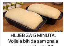 HLJEB ZA 5 MINUTA. Voljela bih da sam znala ovaj recept prije 20 godina! 3 vrhunska recepta