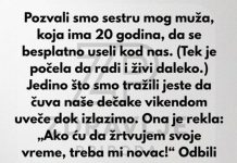 Neću da plaćam svoju zaovu za čuvanje dece — živi kod nas besplatno. Neću da plaćam svoju zaovu za čuvanje dece — živi kod nas besplatno. - featured image