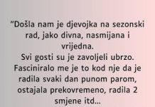 “Došla nam je djevojka na sezonski rad…” “Došla nam je djevojka na sezonski rad…” - featured image